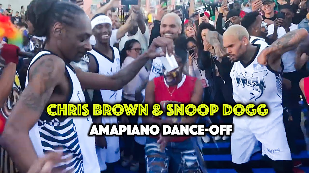 Chris Brown and Snoop Dogg Dances to Amapiano African Music