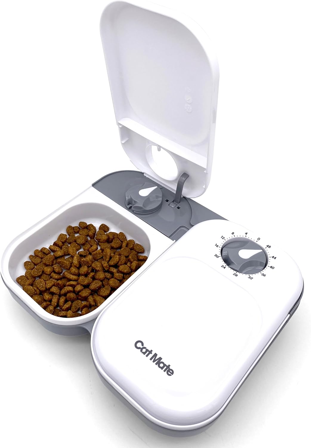 Cat Mate C200 2-Meal Automatic Pet Feeder for Cats and Small Dogs with Ice Pack